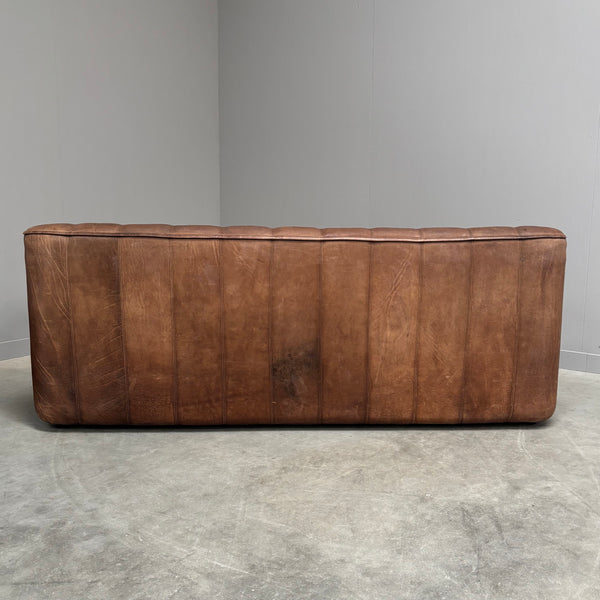 Vintage De Sede DS44 3 seat sofa with hocker, 1970s