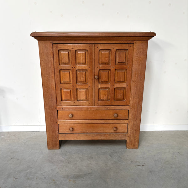 1950s Oak bar chest