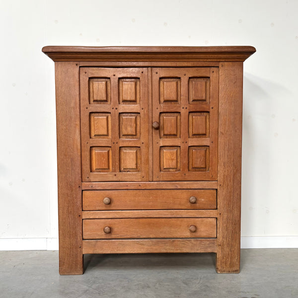 1950s Oak bar chest