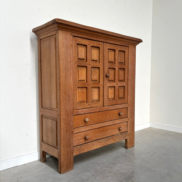 1950s Oak bar chest