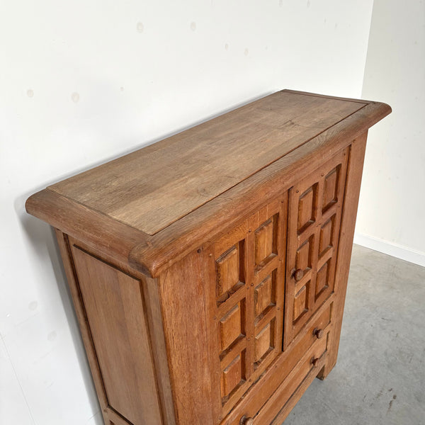 1950s Oak bar chest