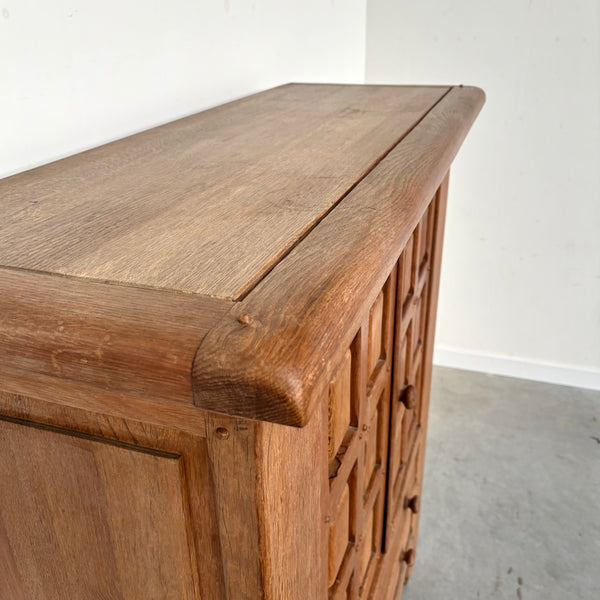 1950s Oak bar chest