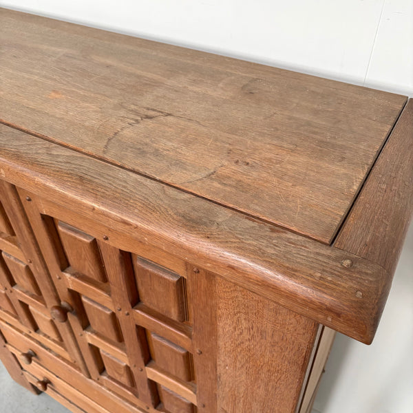 1950s Oak bar chest