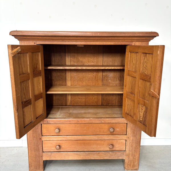 1950s Oak bar chest