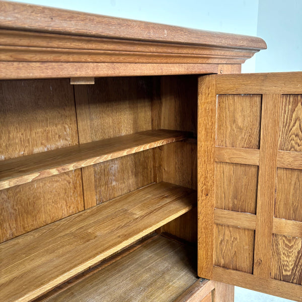 1950s Oak bar chest