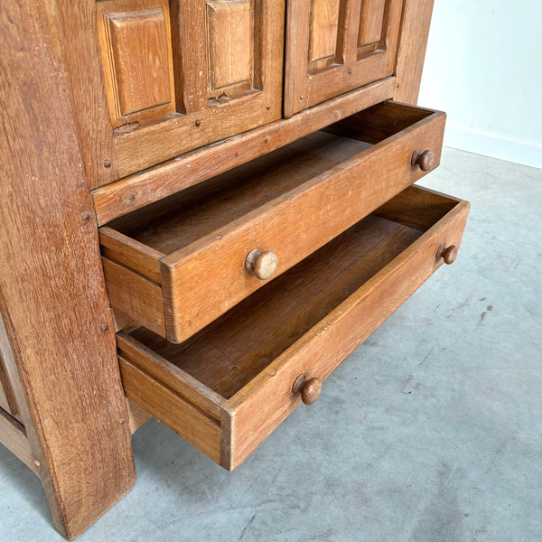 1950s Oak bar chest