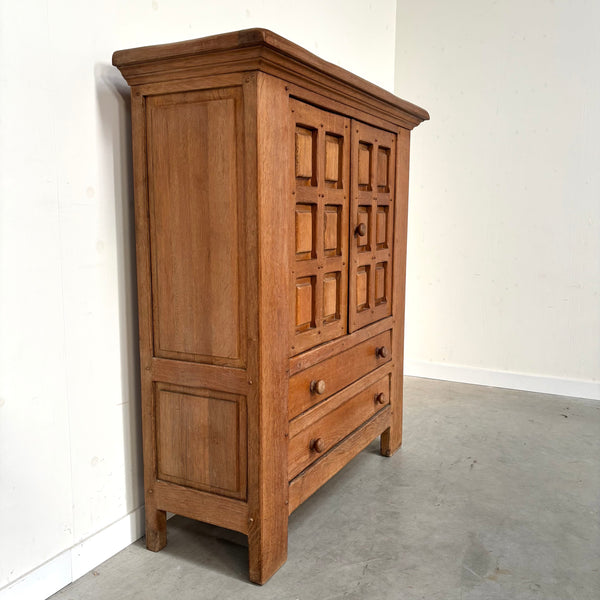 1950s Oak bar chest