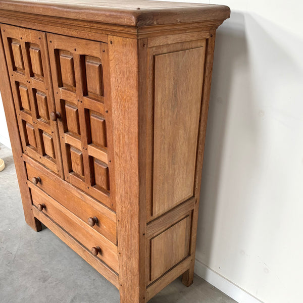 1950s Oak bar chest