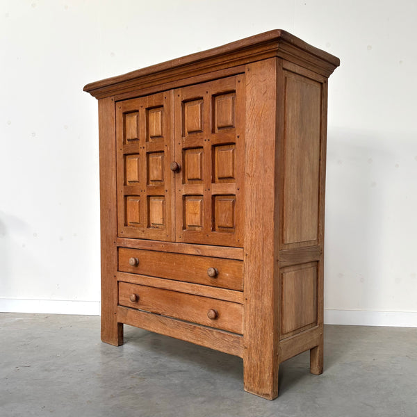 1950s Oak bar chest