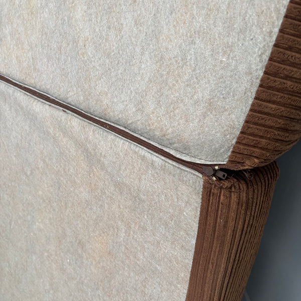 1970s Corduroy sofa / daybed