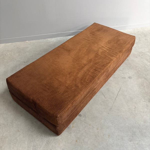 1970s Corduroy sofa / daybed