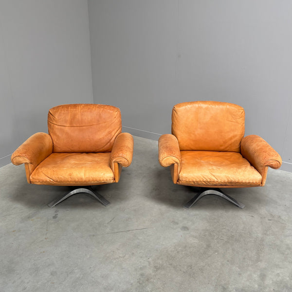 Set De Sede DS31 chairs, Switzerland 1970s