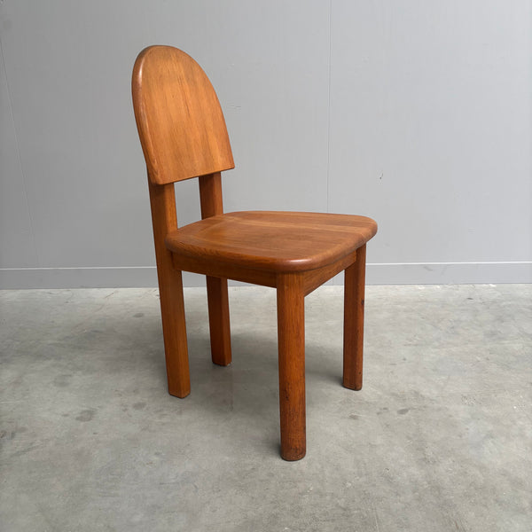 Vintage oak dining chairs by Wasa, 1990s