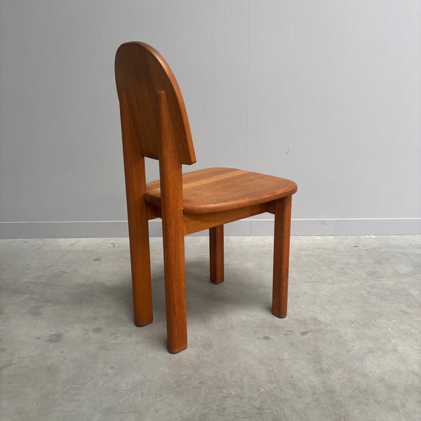 Vintage oak dining chairs by Wasa, 1990s