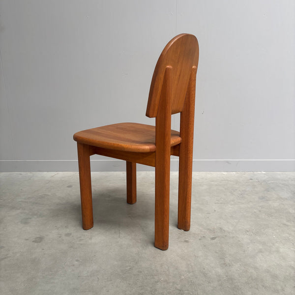 Vintage oak dining chairs by Wasa, 1990s