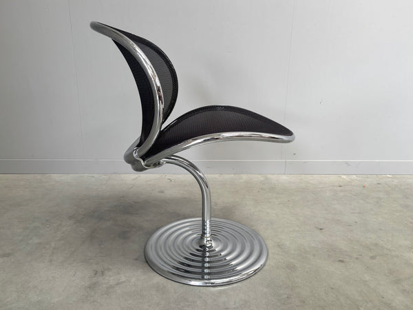 Set O-line dining chairs by Herbert Ohl, Wilkhahn 1980s