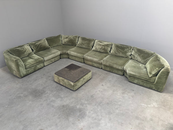 Large vintage modular sofa by Musterring, Germany 1970s