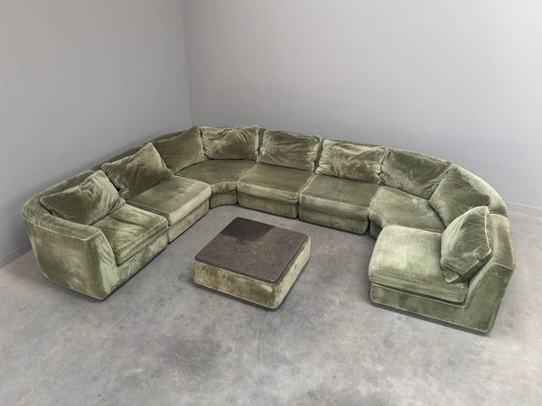 Large vintage modular sofa by Musterring, Germany 1970s