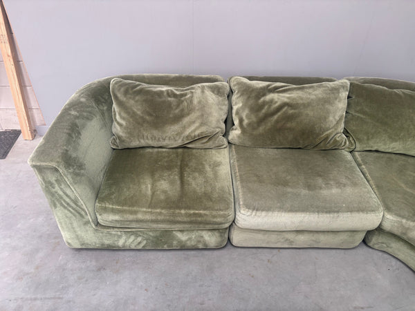 Large vintage modular sofa by Musterring, Germany 1970s
