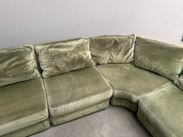 Large vintage modular sofa by Musterring, Germany 1970s