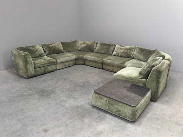 Large vintage modular sofa by Musterring, Germany 1970s