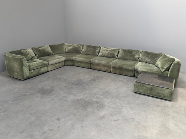 Large vintage modular sofa by Musterring, Germany 1970s