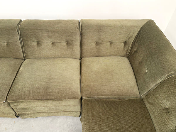 Large U shape modular sofa, 1970s