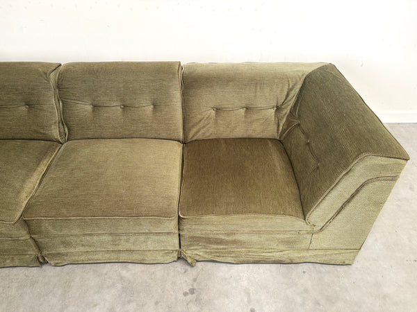 Large U shape modular sofa, 1970s