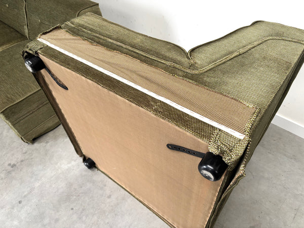 Large U shape modular sofa, 1970s
