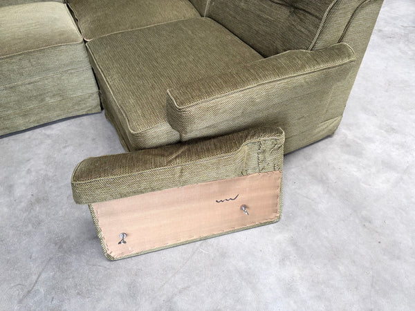 Large U shape modular sofa, 1970s