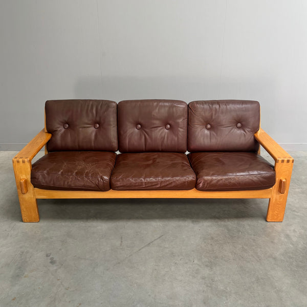 Vintage Asko Bonanza 3 seat sofa, Finland 1960s