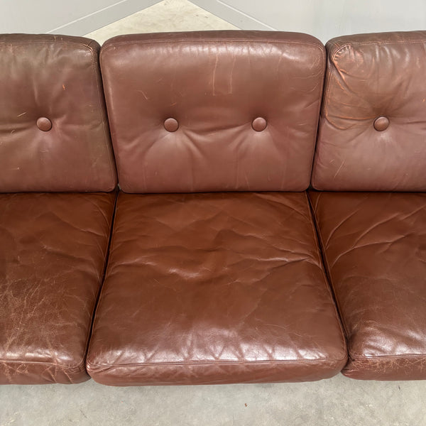 Vintage Asko Bonanza 3 seat sofa, Finland 1960s