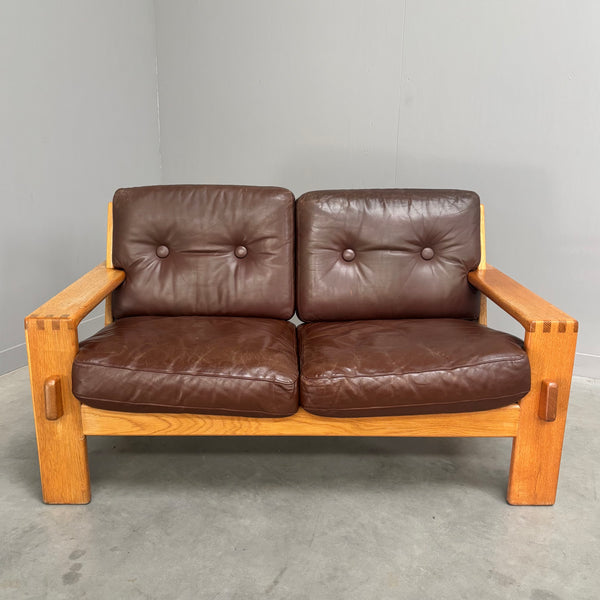 Vintage Asko Bonanza 2 seat sofa, Finland 1960s