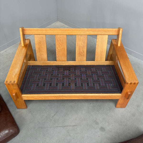 Vintage Asko Bonanza 2 seat sofa, Finland 1960s