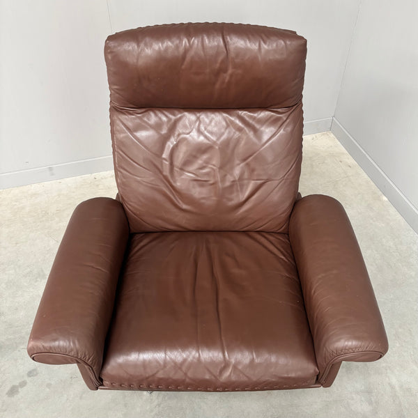 De Sede DS31 lounge chair with hocker, Switzerland 1970s