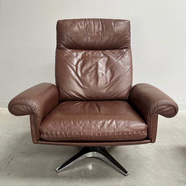De Sede DS31 lounge chair with hocker, Switzerland 1970s