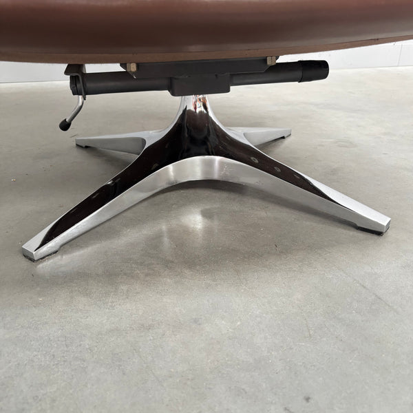 De Sede DS31 lounge chair with hocker, Switzerland 1970s