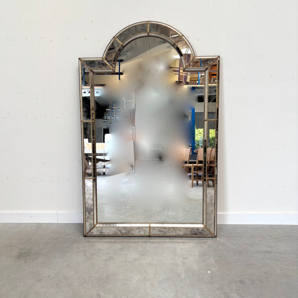 XL Holywood Regency style mirror, 1980s