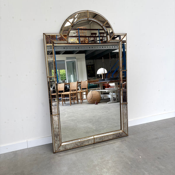 XL Holywood Regency style mirror, 1980s
