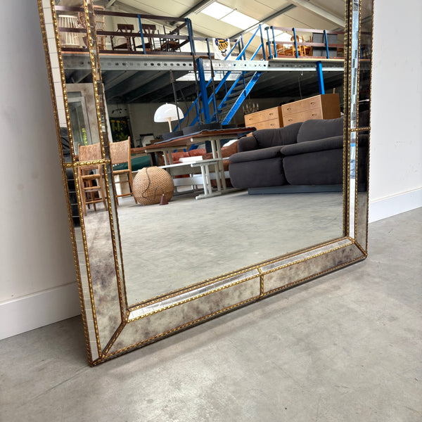 XL Holywood Regency style mirror, 1980s