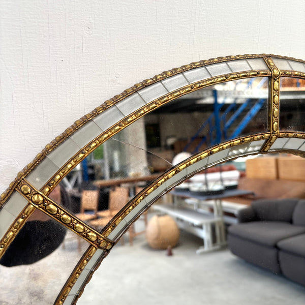 XL Holywood Regency style mirror, 1980s
