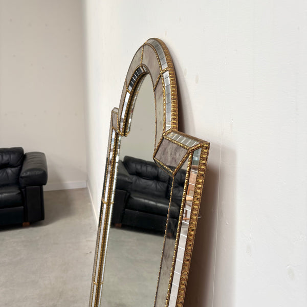 XL Holywood Regency style mirror, 1980s