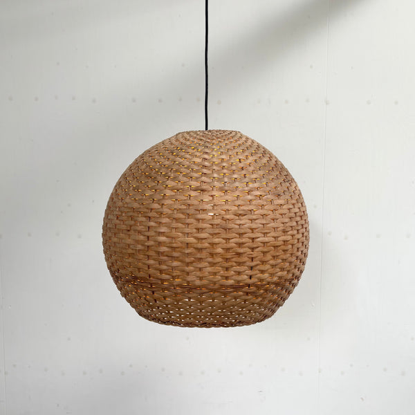 XL wicker pendant, 1960s