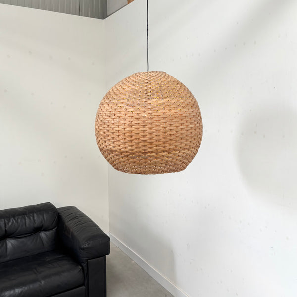 XL wicker pendant, 1960s