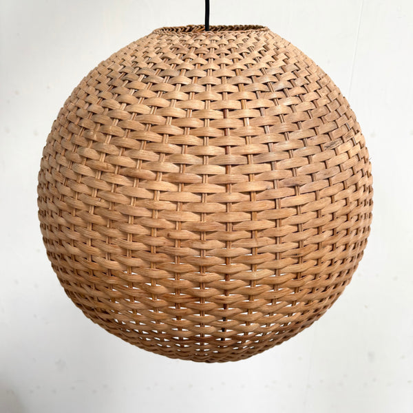XL wicker pendant, 1960s