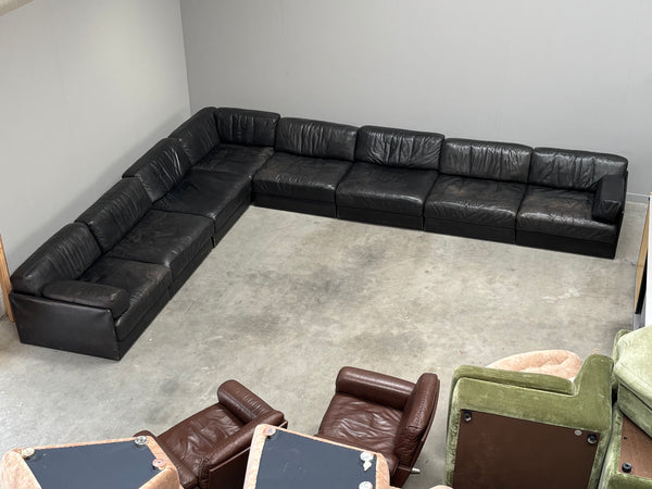 XXL modular De Sede DS76 sofa / daybed, Swiss design 1970s