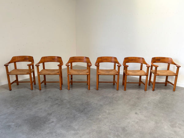 Set of 6 Daumiller dining chairs, 1970s