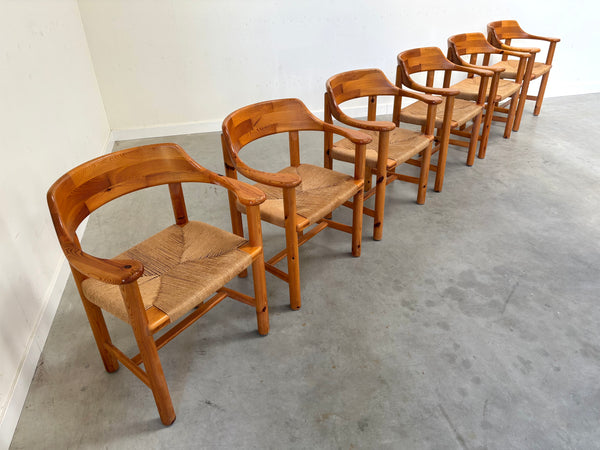 Set of 6 Daumiller dining chairs, 1970s