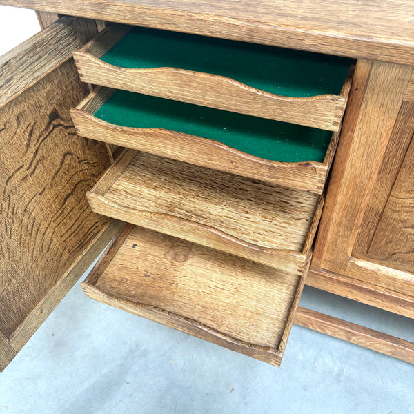 Danish oak sideboard, 1960s