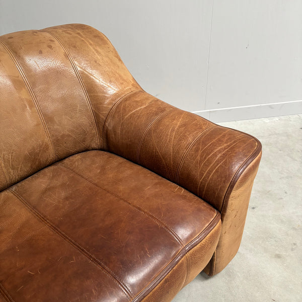 Vintage De Sede DS44 3 seat sofa, 1970s